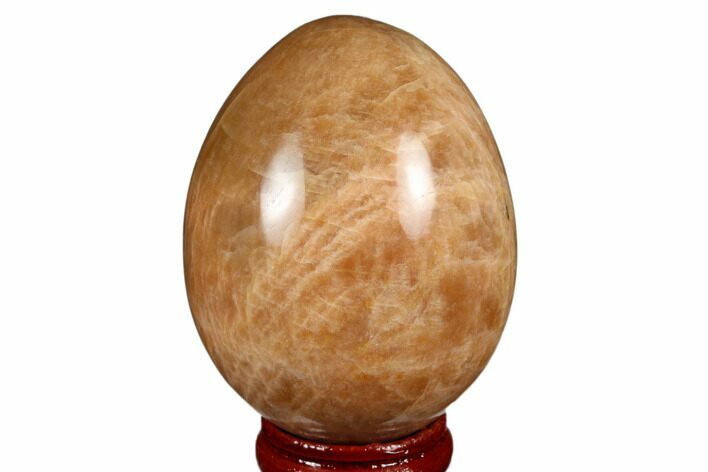 Polished Peach Moonstone Egg - Madagascar #182400